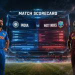 India National Cricket Team Vs West Indies Cricket Team Match Scorecard