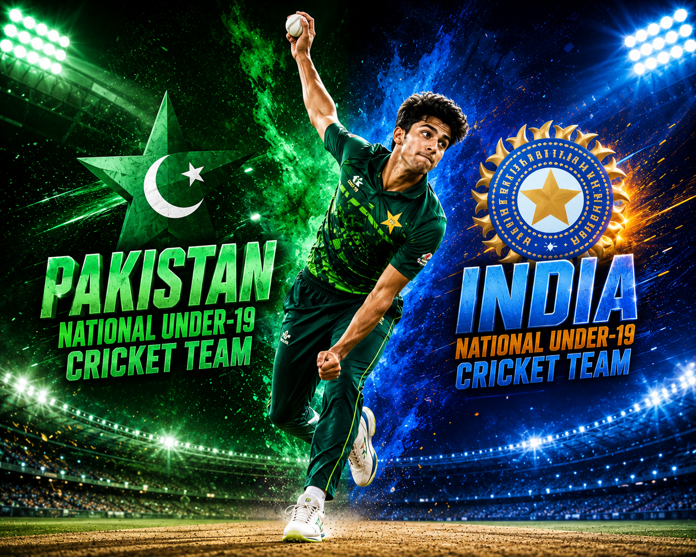 Pakistan National Under-19 Cricket Team Vs India National Under-19 Cricket Team Match Scorecard