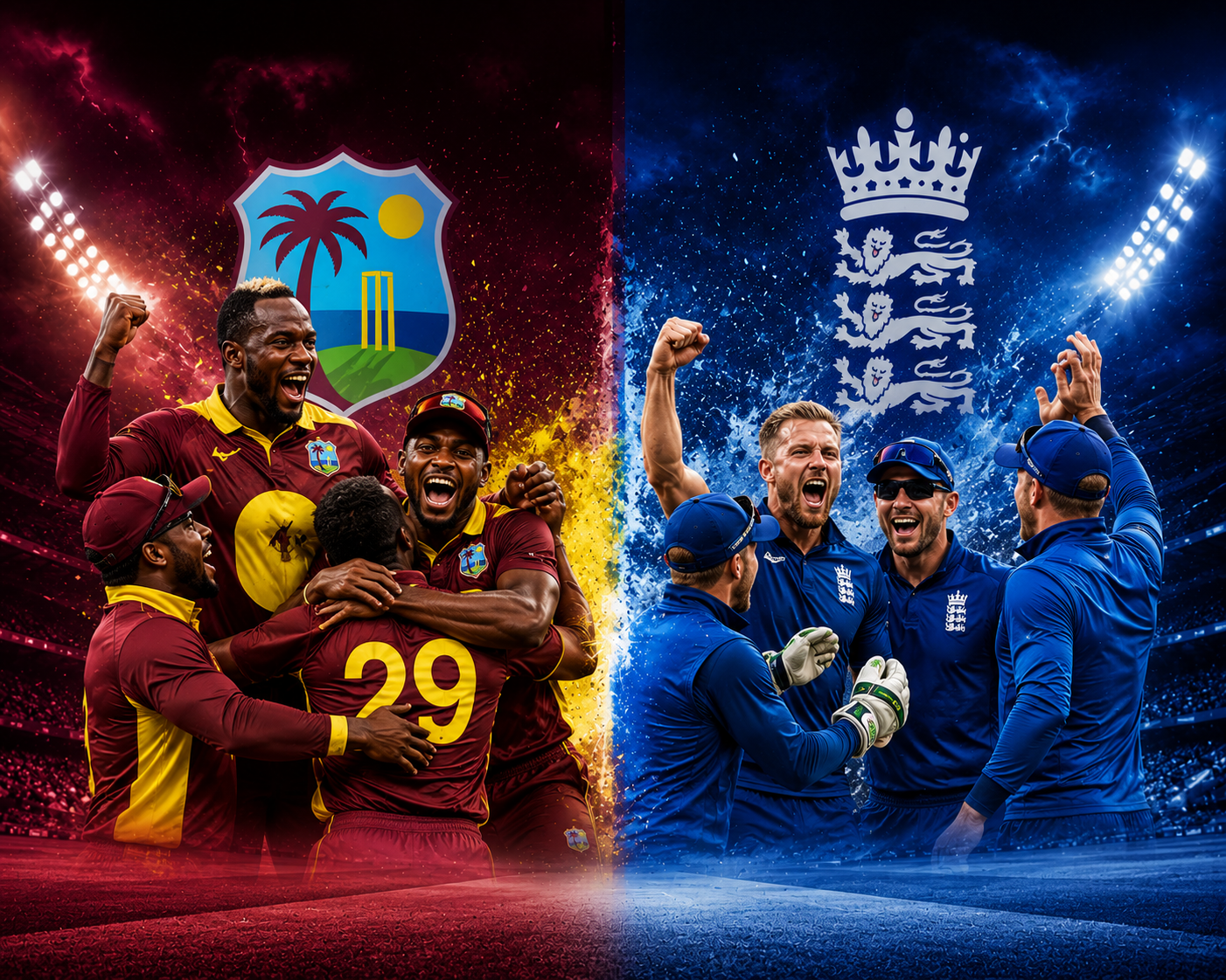 West Indies Cricket Team Vs England Cricket Team Match Scorecard