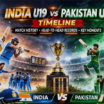 India National Under-19 Cricket Team Vs Pakistan National Under-19 Cricket Team Stats