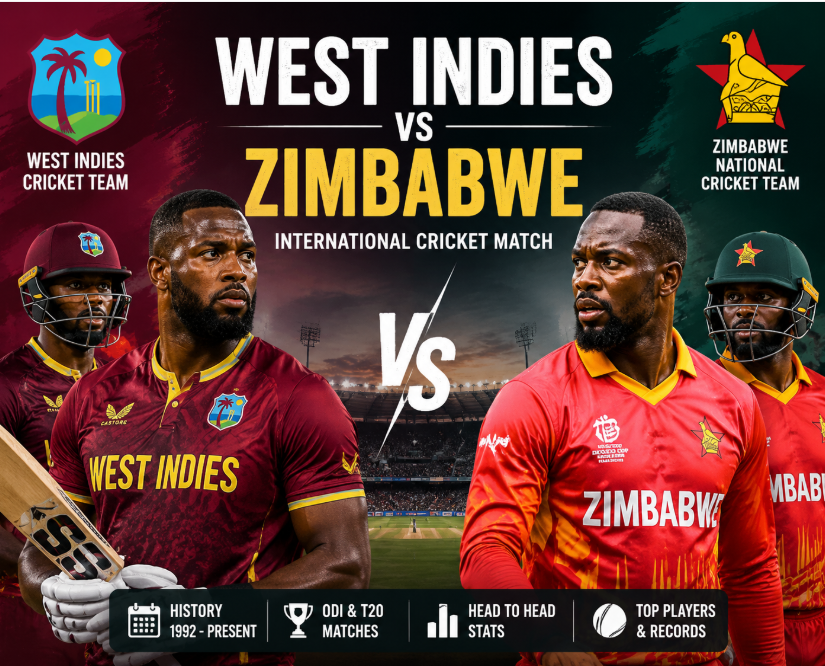 West Indies Cricket Team Vs Zimbabwe National Cricket Team Timeline