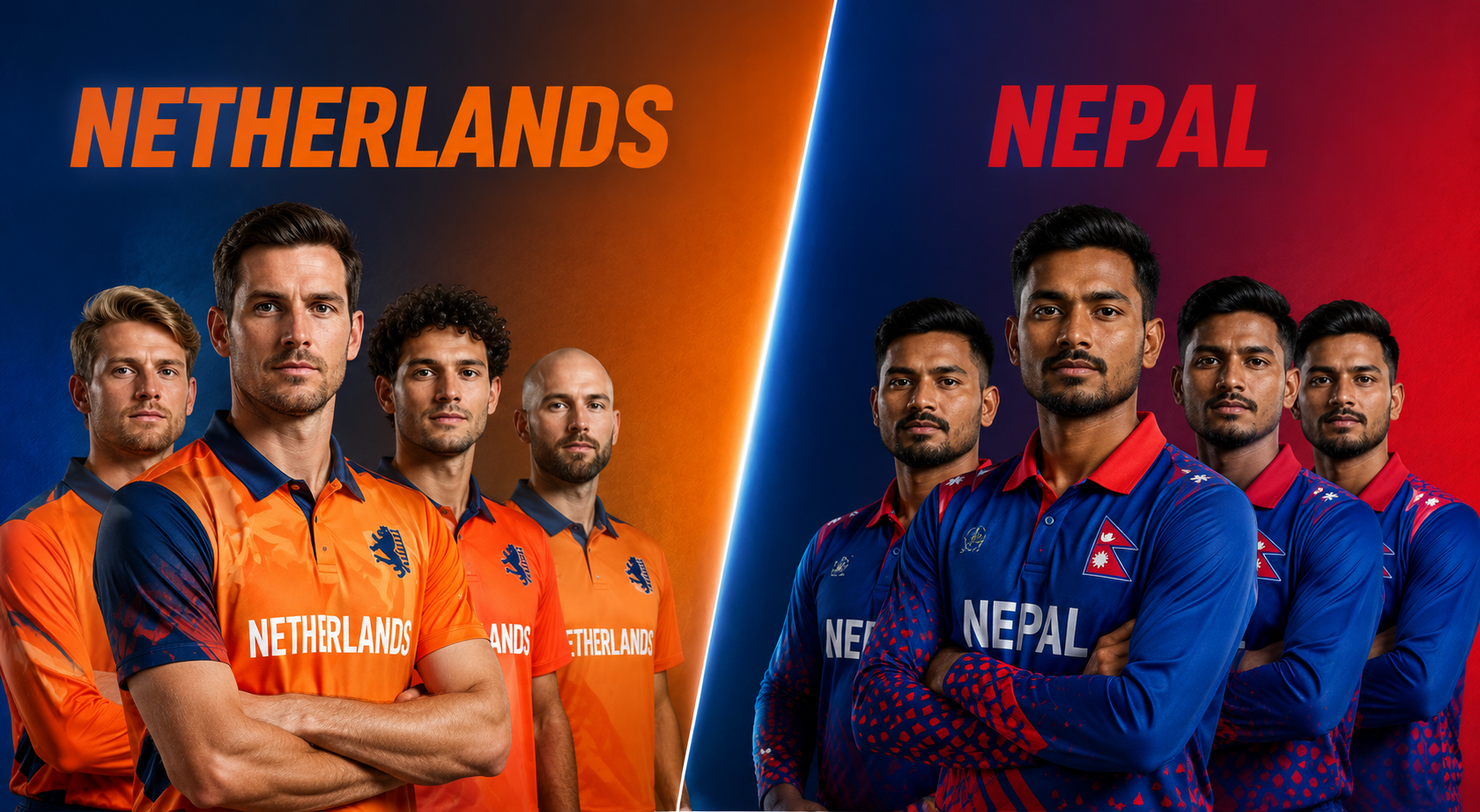 Netherlands National Cricket Team Vs Nepal National Cricket Team Players