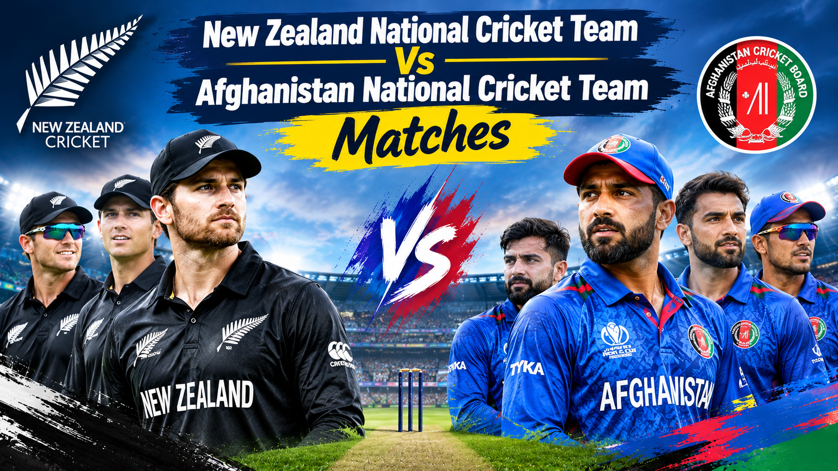 New Zealand National Cricket Team Vs Afghanistan National Cricket Team Matches
